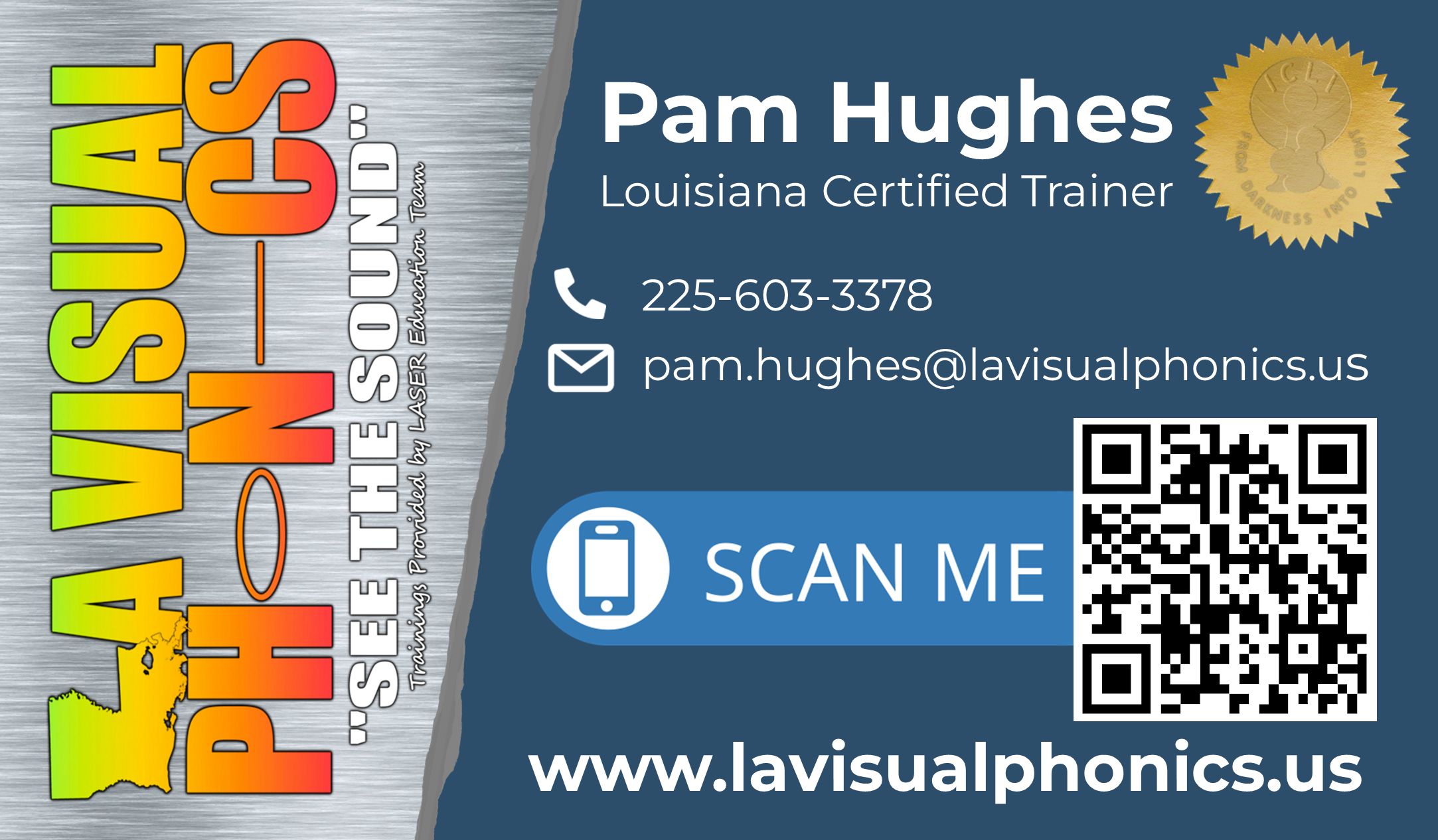 Pam Hughes Business Card